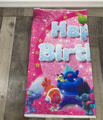 secondhand Trolls Happy Birthday Banner