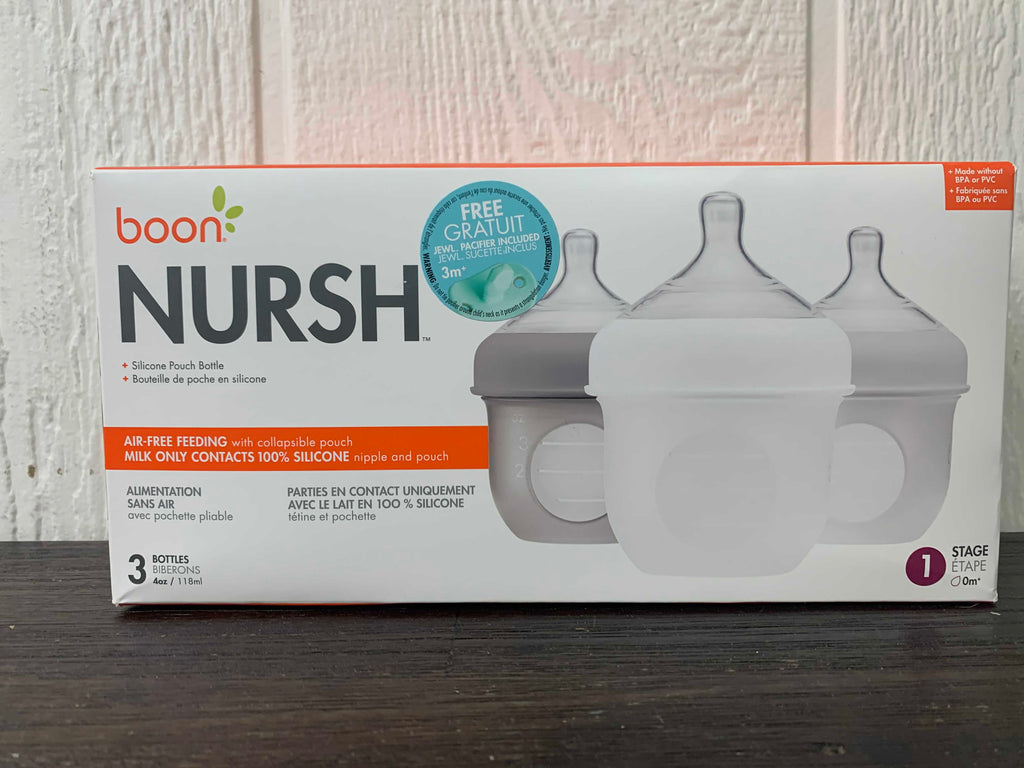Boon Nursh Bottles, Stage 1 (3pack)