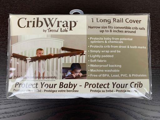 used Trend Lab Fleece CribWrap Rail Covers