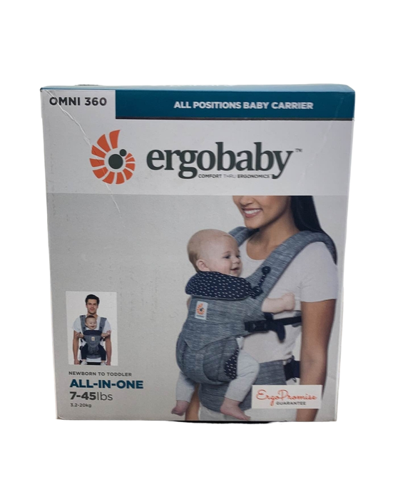 used Ergobaby Omni 360 Cotton Baby Carrier, Star Dust