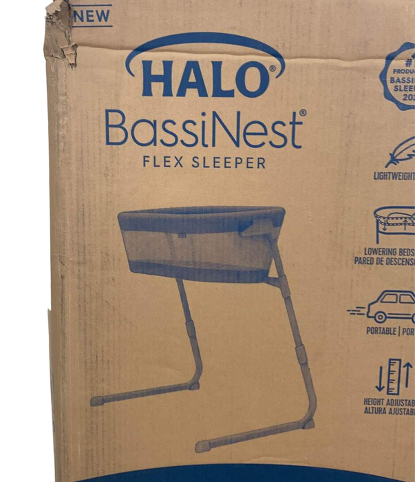 Shop Halo BassiNest Flex Portable Bassinet, Heather Weave at GoodBuy Gear