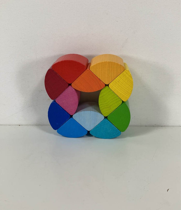 used HABA Rainbow Ring Wooden Clutching Toy