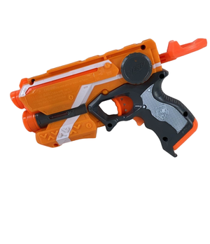 Nerf N-Strike Elite Firestrike Blaster Pistol Dart Orange Gun Tested Works  Laser