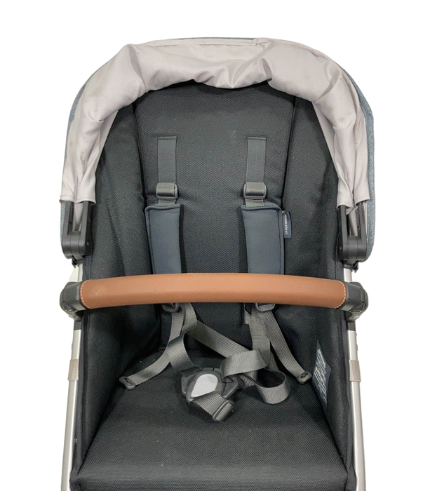 secondhand UPPAbaby VISTA RumbleSeat V2, 2015+, 2019, Gregory (Blue Melange)