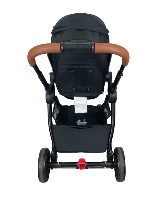 Mompush Ultimate 2 Baby Stroller, 2023, Black with Black Frame