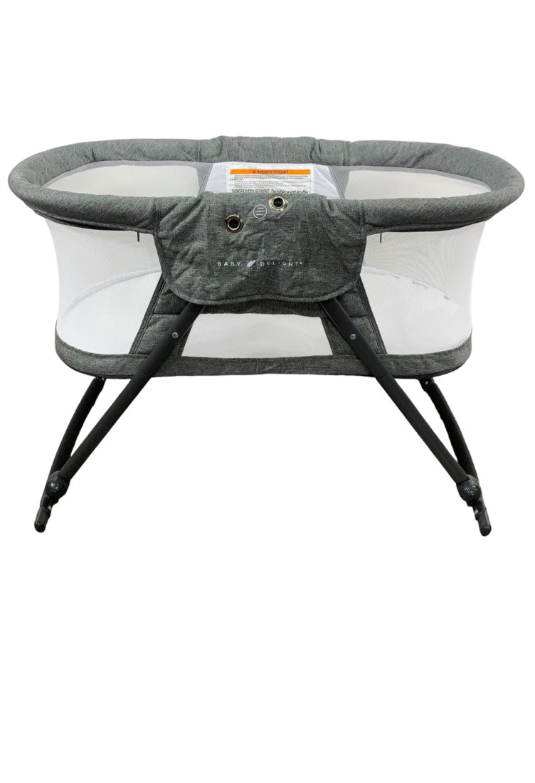 Baby Delight Go With Me Slumber Deluxe Portable Rocking Bassinet Okendo