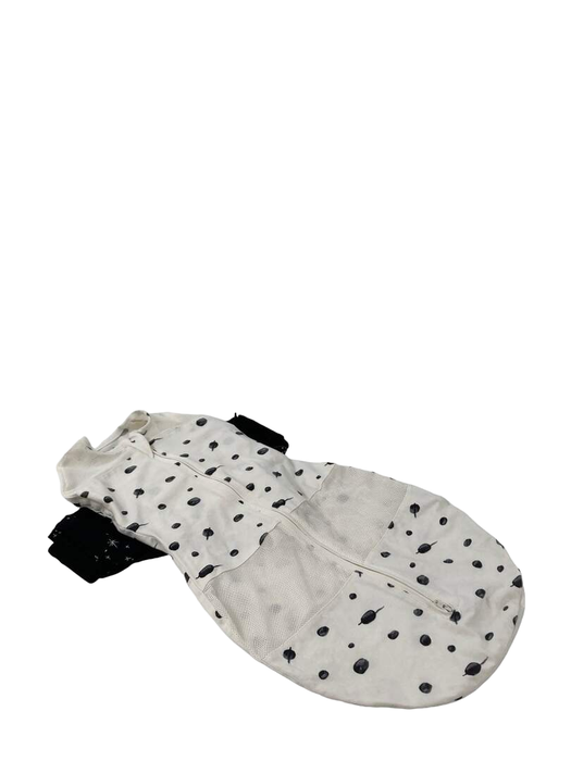 secondhand Happiest Baby SNOO Sack, Medium (12-18 lbs), Ivory Planets with Black Wings