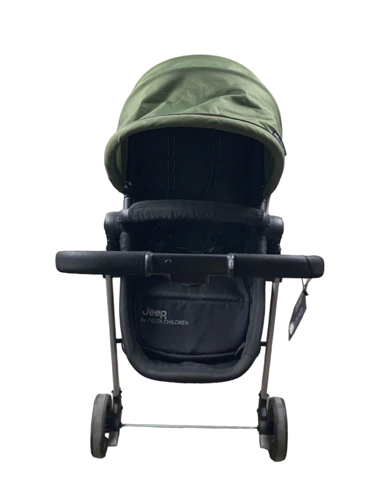 Delta Children Jeep TurboGlyde 3-in-1 Stroller, 2022 Olive Green