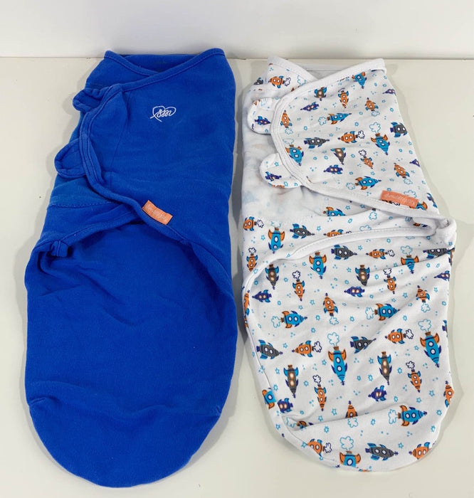 used Summer Infant SwaddleMe Easy Change Swaddle 2pk