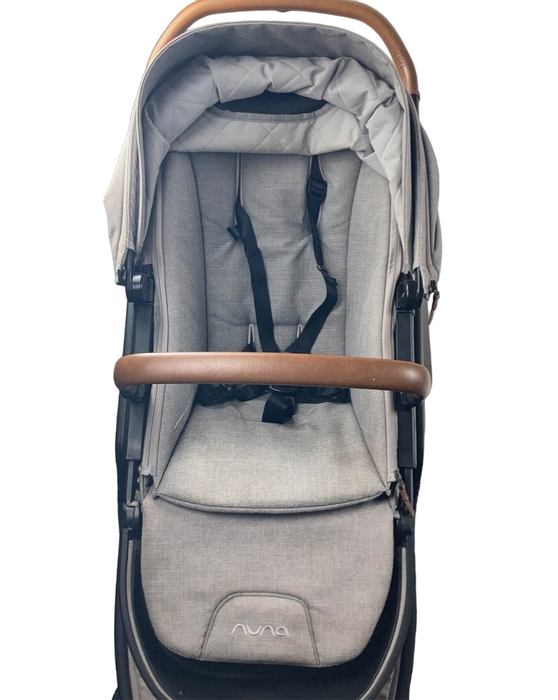 secondhand Nuna Demi Grow Stroller, 2021, Frost