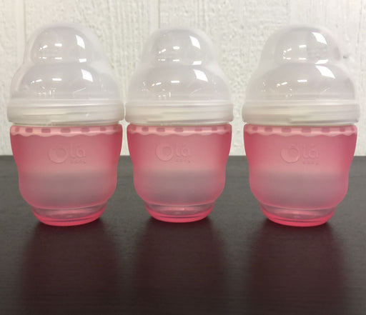 used Olababy 3-Pack GentleBottle 4-Ounce Baby Bottles