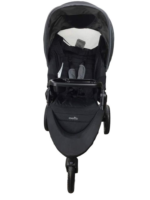 secondhand Evenflo Folio3 Stroll & Jog Travel System With Litemax 35 Infant Car Seat