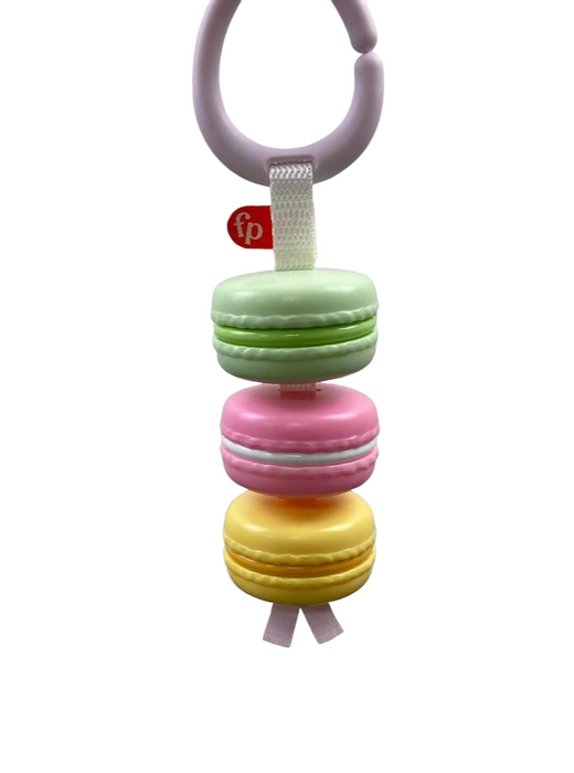 used Fisher Price My First Macaron Pretend Food TakeAlong Baby Rattle Activity Toy