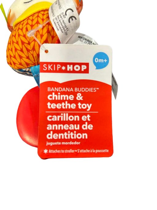 secondhand Skip Hop Bandana Buddies Chime And Teethe Toy, Fox