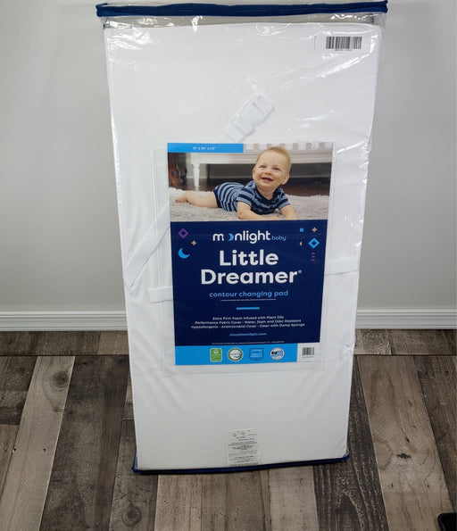 used Moonlight Slumber Little Dreamer Contoured Changing Pad