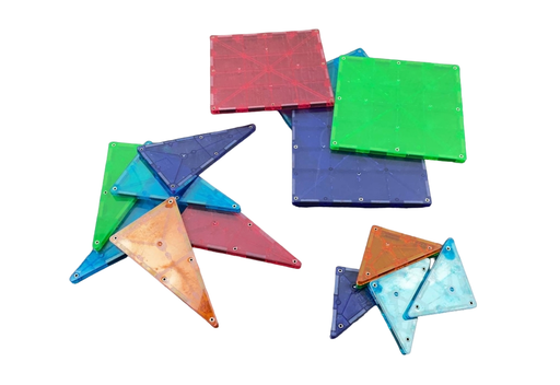 secondhand Magna-Tiles Set, Clear Colors