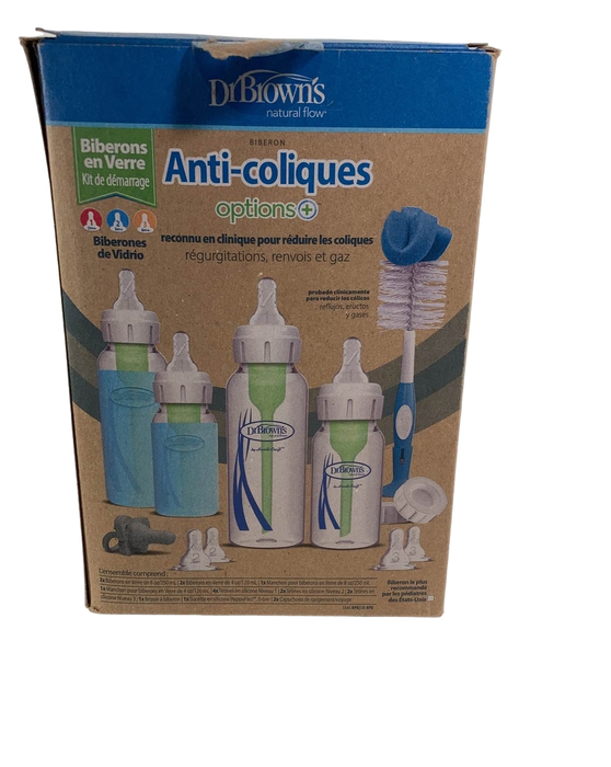 Shop Dr. Brown's Options+ Glass Narrow Anti-Colic Baby Bottle Gift Set at GoodBuy Gear