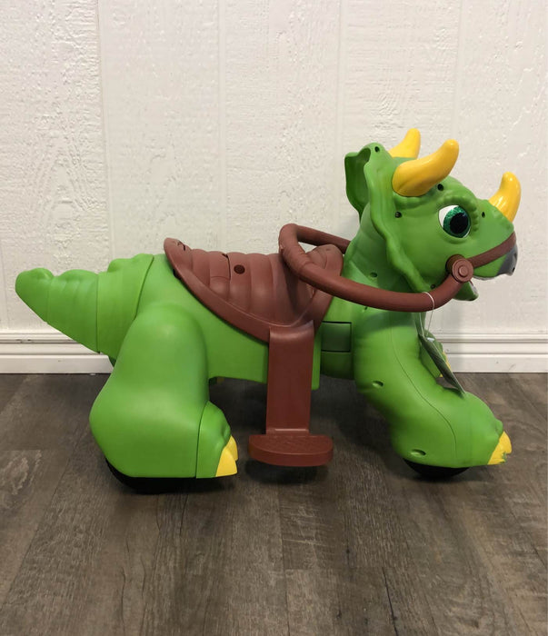 used Kid Trax Rideamals Dinosaur Ride-On Toy