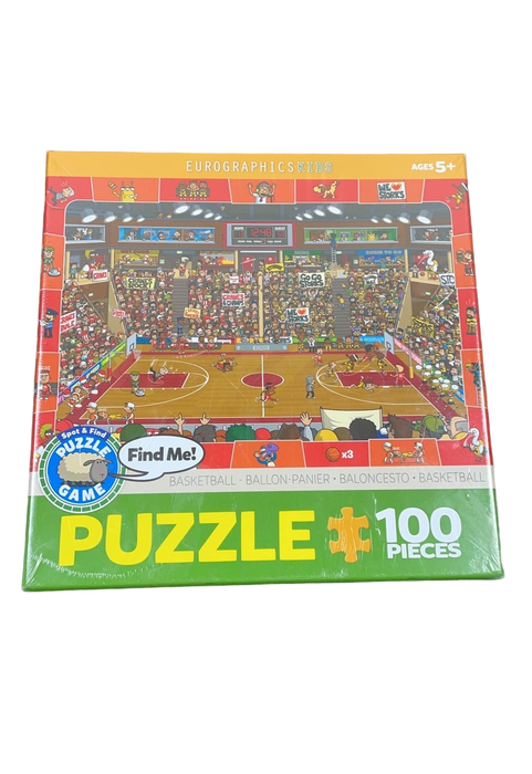 used Eurographics Spot and Find Puzzle, Basketball