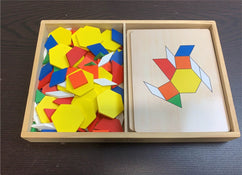 used Melissa & Doug Pattern Blocks And Boards
