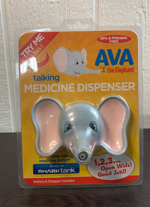 used Baby Delight Ava The Elephant Singing Medicine Dispenser