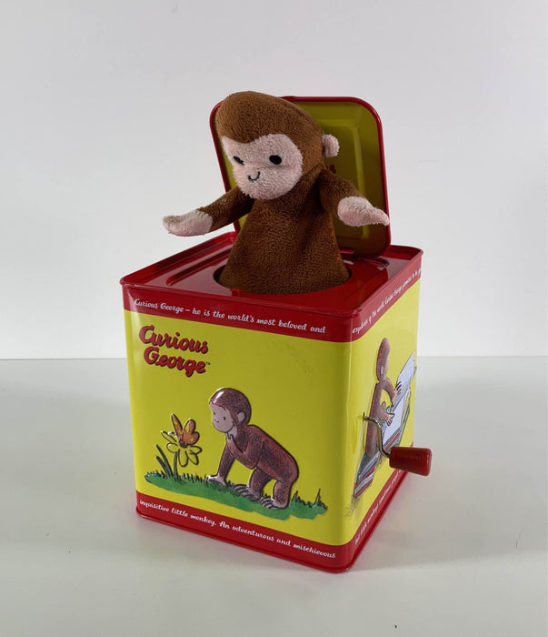 secondhand Schylling Curious George Jack In The Box