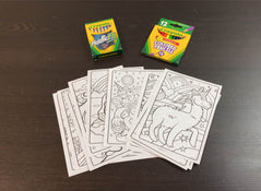 secondhand BUNDLE Coloring Books And Crayons