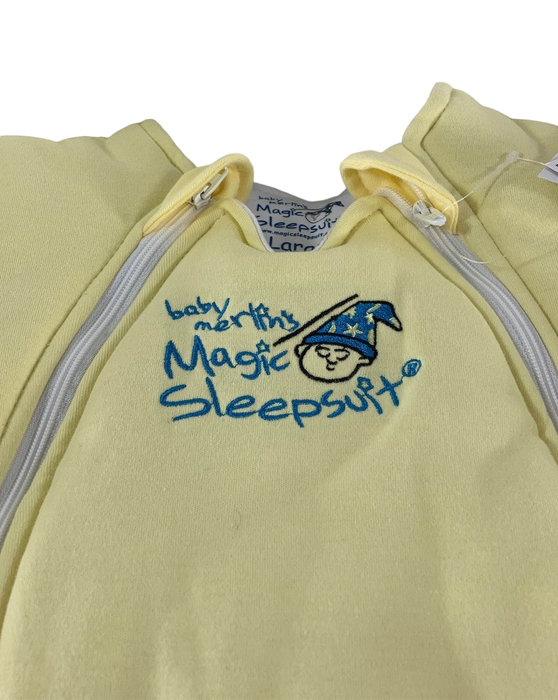 secondhand Baby Merlin's Magic Sleepsuit, Large 6-9 Months, Cotton, Yellow