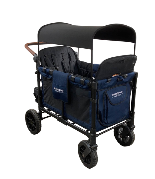wonderfold w4 luxe quad stroller wagon pencil Wonderfold W4 Luxe Quad Stroller Wagon, 2022, Noble Navy