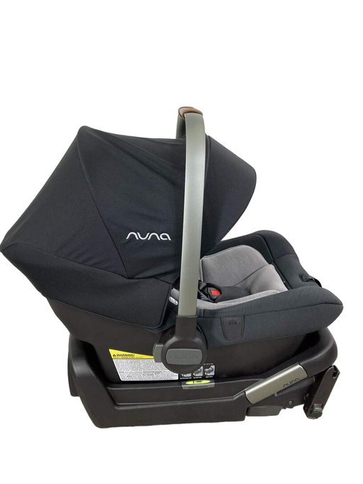 secondhand Nuna Pipa Lite Infant Car Seat, Caviar, 2021