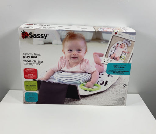 used Sassy Tummy Time Milestone Floor Mat