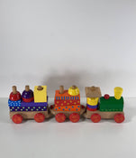 used Wooden Stacking Train Set