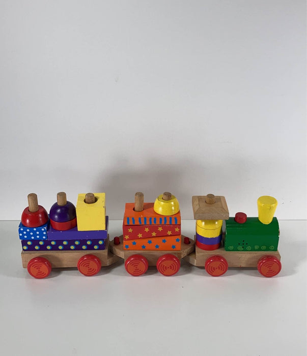 used Wooden Stacking Train Set