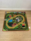 secondhand Melissa & Doug Round The Town Road Rug & Car Set