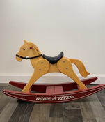 secondhand Radio Flyer Vintage Wooden Rocking Horse