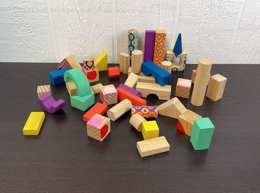 secondhand B. toys Wooden Architectural Blocks