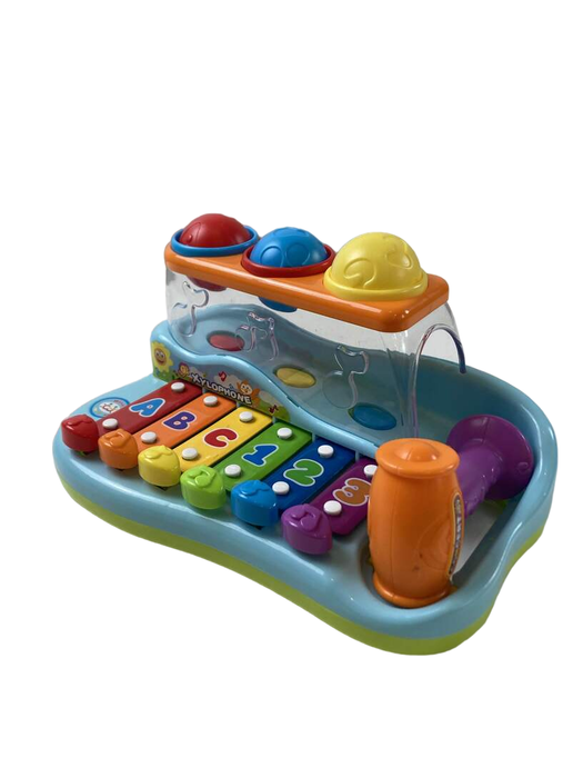 secondhand Toysery Rainbow Xylophone Pounding Bench