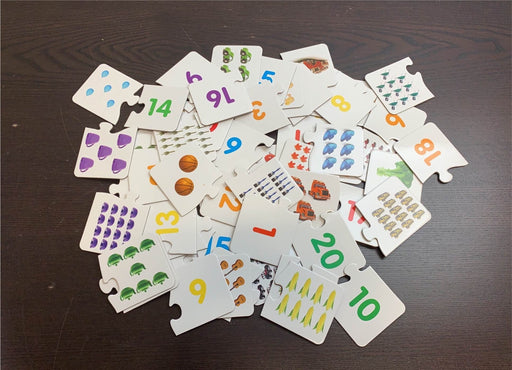 secondhand The Learning Journey Match It! Counting Puzzle Cards