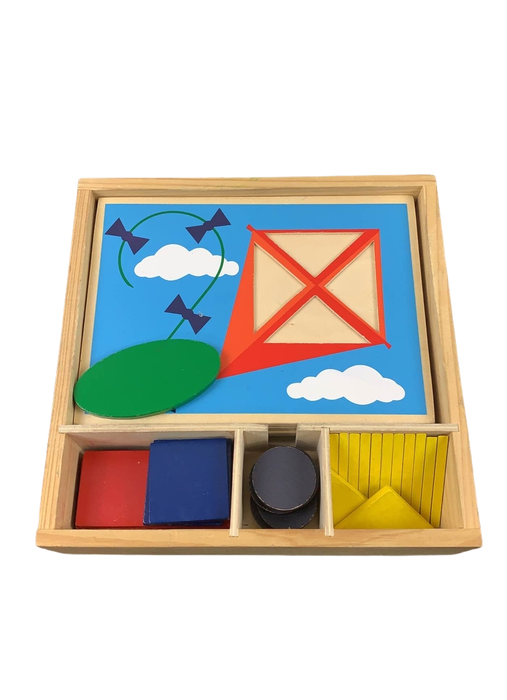 used Melissa & Doug Beginner Pattern Blocks