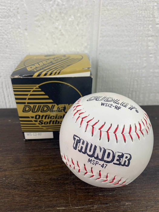 used Dudley Thunder Softball