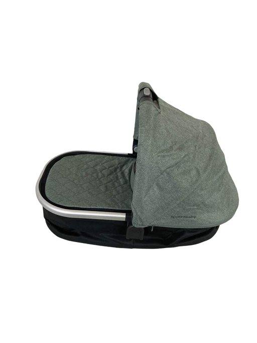 used UPPAbaby Bassinet, GREEN CHAMBRAY WITH BLACK BOTTOM