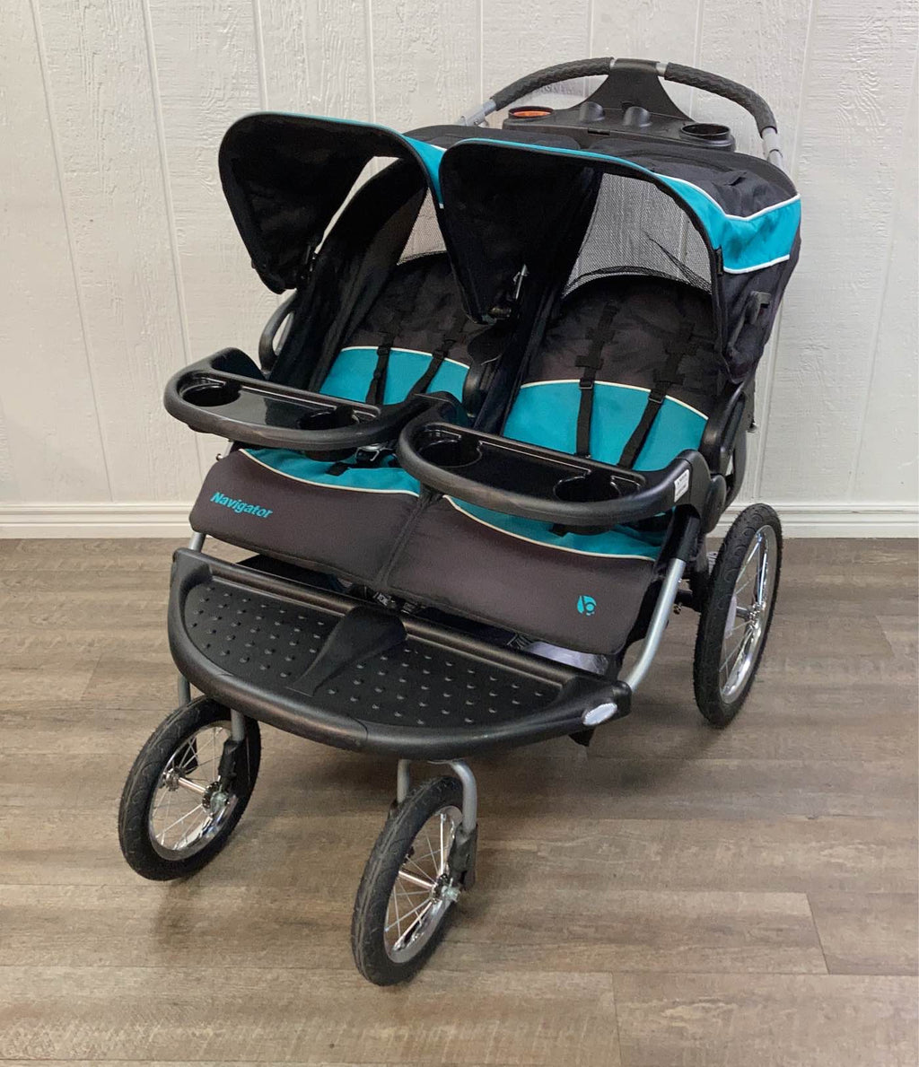 Baby Trend Navigator Double Jogger Stroller, 2022, Tropic, Regular