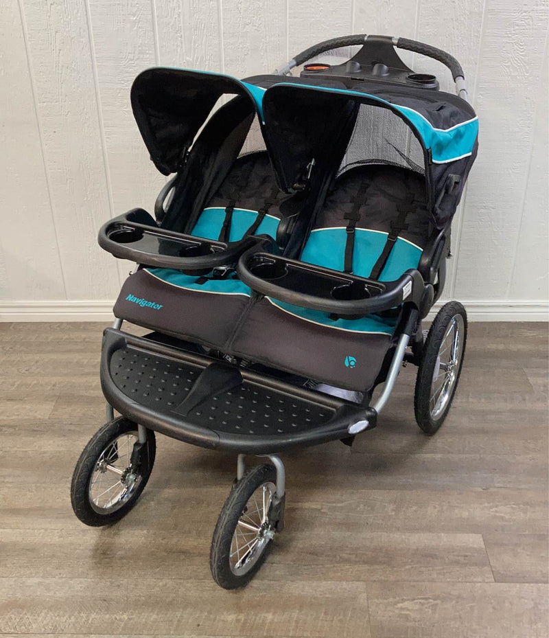 Baby Trend Navigator Double Jogger Stroller, 2022, Tropic, Regular
