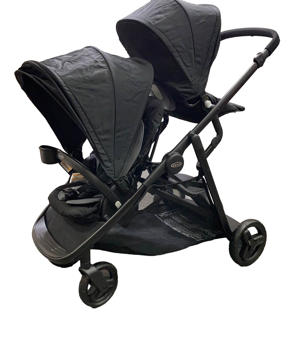 graco ready2grow lx stand and ride stroller metropolis Graco Ready2Grow LX Double Stroller, 2022, Gotham