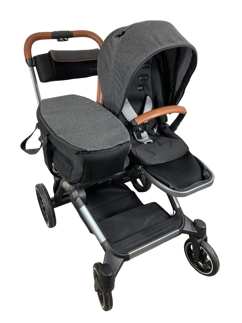 contours double stroller side by side Contours Element Convertible Stroller, 2022, Storm Grey