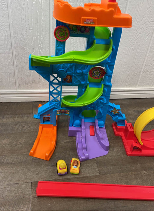 secondhand Fisher Price Little People Loops ‘n Swoops Amusement Park