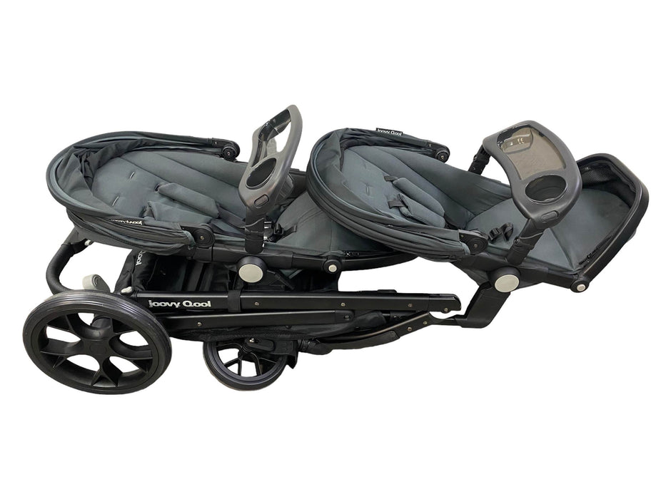 used Joovy Qool Double Stroller, 2021, Jet