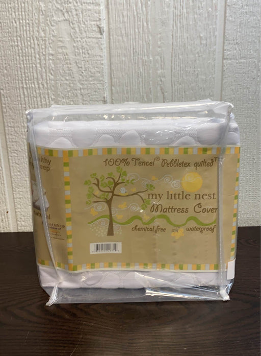 used My Little Nest Waterproof Organic Cotton Crib Mattress Protector