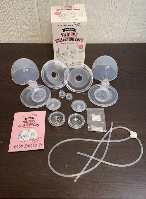 used Legendairy Milk Silicone Collection Cups, 28mm & 24mm