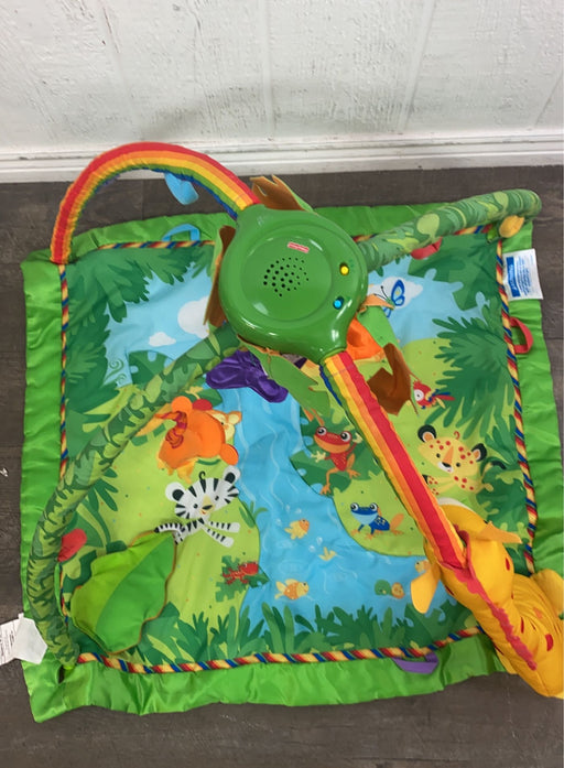 secondhand Fisher Price Rainforest Melodies and Lights Deluxe Gym